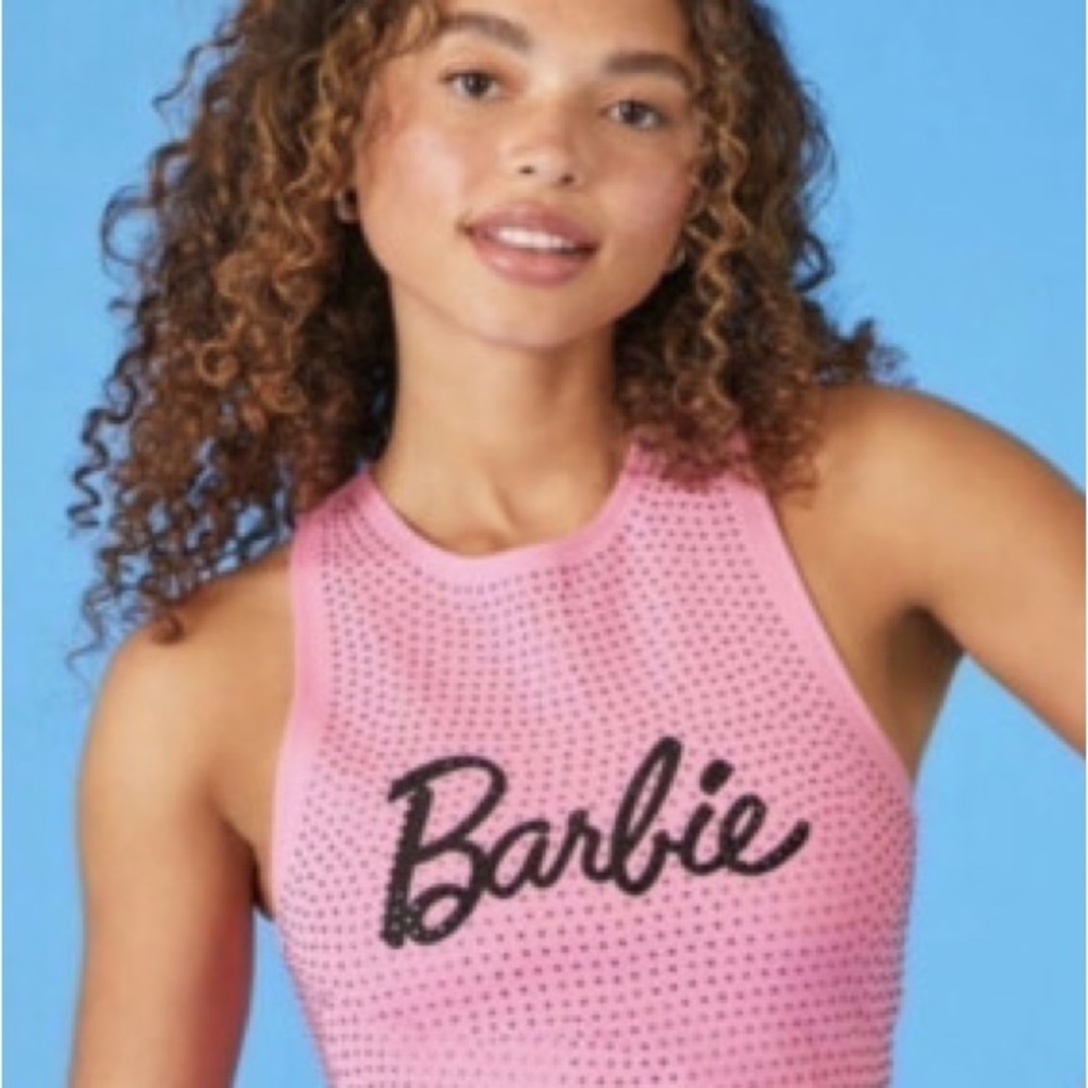 Forever 21 Pink Studded Tank Top